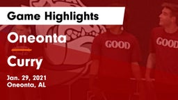 Oneonta  vs Curry  Game Highlights - Jan. 29, 2021