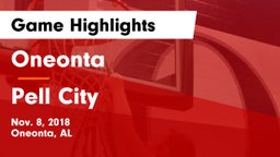 Oneonta  vs Pell City  Game Highlights - Nov. 8, 2018