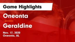 Oneonta  vs Geraldine Game Highlights - Nov. 17, 2020