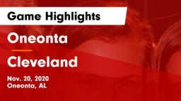 Oneonta  vs Cleveland  Game Highlights - Nov. 20, 2020