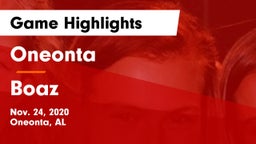 Oneonta  vs Boaz  Game Highlights - Nov. 24, 2020