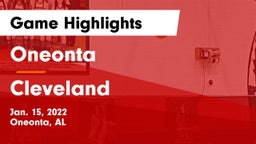 Oneonta  vs Cleveland Game Highlights - Jan. 15, 2022