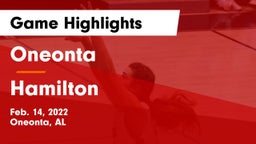 Oneonta  vs Hamilton  Game Highlights - Feb. 14, 2022