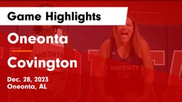 Oneonta  vs Covington  Game Highlights - Dec. 28, 2023