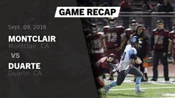 Recap: Montclair  vs. Duarte  2016