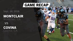 Recap: Montclair  vs. Covina  2016