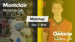 Matchup: Montclair High vs. Ontario  2016