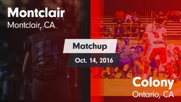 Matchup: Montclair High vs. Colony  2016