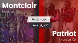 Matchup: Montclair High vs. Patriot  2017