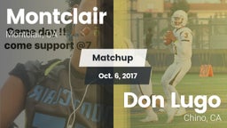Matchup: Montclair High vs. Don Lugo  2017