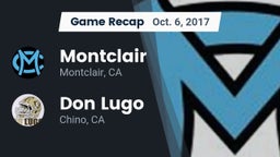 Recap: Montclair  vs. Don Lugo  2017