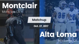 Matchup: Montclair High vs. Alta Loma  2017