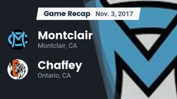 Recap: Montclair  vs. Chaffey  2017