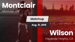 Matchup: Montclair High vs. Wilson  2018