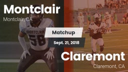 Matchup: Montclair High vs. Claremont  2018