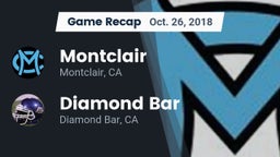 Recap: Montclair  vs. Diamond Bar  2018