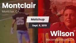 Matchup: Montclair High vs. Wilson  2019