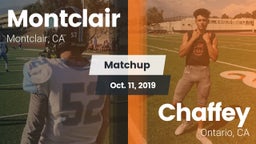Matchup: Montclair High vs. Chaffey  2019