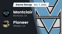Recap: Montclair  vs. Pioneer  2022