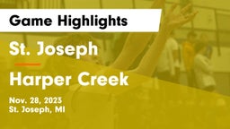 St. Joseph  vs Harper Creek  Game Highlights - Nov. 28, 2023