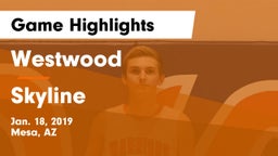 Westwood  vs Skyline  Game Highlights - Jan. 18, 2019