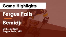 Fergus Falls  vs Bemidji  Game Highlights - Dec. 30, 2022