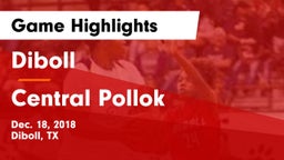 Diboll  vs Central Pollok Game Highlights - Dec. 18, 2018