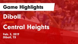 Diboll  vs Central Heights Game Highlights - Feb. 5, 2019