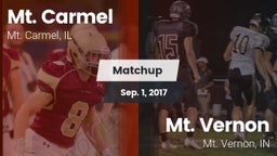 Matchup: Mt. Carmel High Scho vs. Mt. Vernon  2017