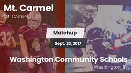 Matchup: Mt. Carmel High Scho vs. Washington Community Schools 2017