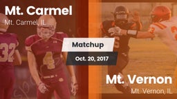 Matchup: Mt. Carmel High Scho vs. Mt. Vernon  2017