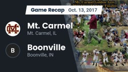 Recap: Mt. Carmel  vs. Boonville  2017