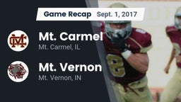 Recap: Mt. Carmel  vs. Mt. Vernon  2017