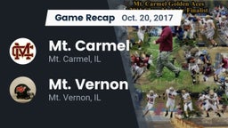 Recap: Mt. Carmel  vs. Mt. Vernon  2017