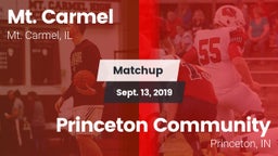 Matchup: Mt. Carmel High Scho vs. Princeton Community  2019