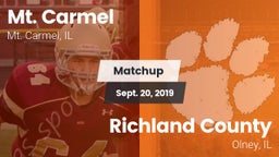 Matchup: Mt. Carmel High Scho vs. Richland County  2019