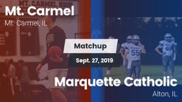 Matchup: Mt. Carmel High Scho vs. Marquette Catholic  2019