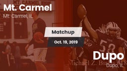 Matchup: Mt. Carmel High Scho vs. Dupo  2019