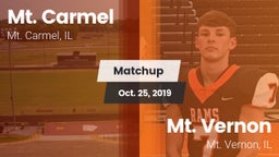 Matchup: Mt. Carmel High Scho vs. Mt. Vernon  2019