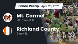 Recap: Mt. Carmel  vs. Richland County  2021