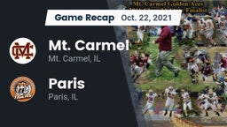 Recap: Mt. Carmel  vs. Paris  2021
