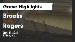 Brooks  vs Rogers  Game Highlights - Jan. 5, 2024