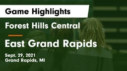 Forest Hills Central  vs East Grand Rapids  Game Highlights - Sept. 29, 2021