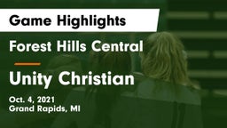 Forest Hills Central  vs Unity Christian  Game Highlights - Oct. 4, 2021