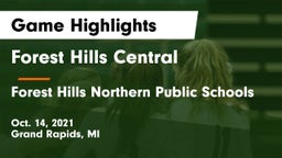 Forest Hills Central  vs Forest Hills Northern Public Schools Game Highlights - Oct. 14, 2021