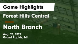 Forest Hills Central  vs North Branch Game Highlights - Aug. 20, 2022