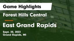 Forest Hills Central  vs East Grand Rapids  Game Highlights - Sept. 20, 2022