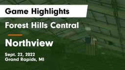 Forest Hills Central  vs Northview  Game Highlights - Sept. 22, 2022