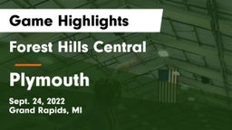 Forest Hills Central  vs Plymouth  Game Highlights - Sept. 24, 2022
