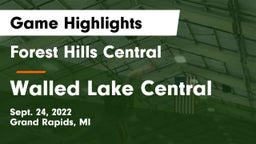 Forest Hills Central  vs Walled Lake Central  Game Highlights - Sept. 24, 2022